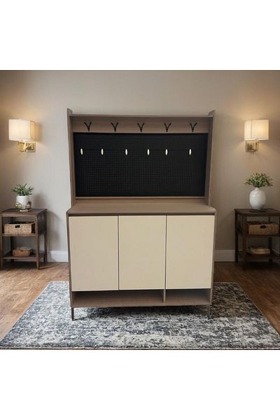 DEC15 120 cm coffee corner buffet cabinet