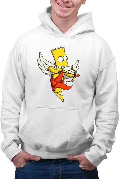 OEM Men's Hoodie The Simpsons Cupid Love Frame Animation