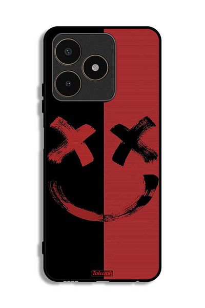 Tolwak Realme C53 Protective Case Cover Marshmallow Art Pattern
