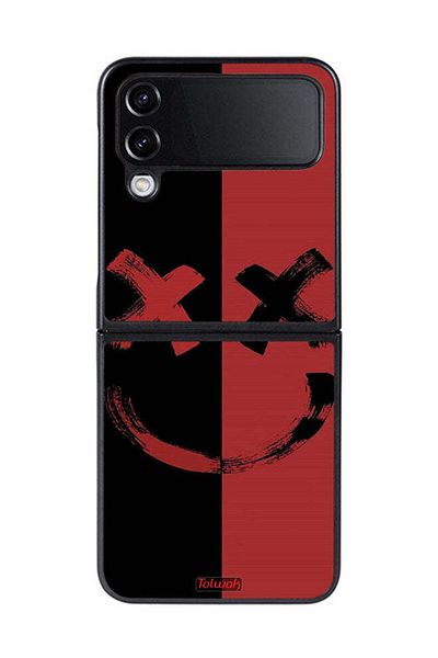 Tolwak Samsung Galaxy Z Flip 4 Protective Case Cover Marshmallow Art Pattern