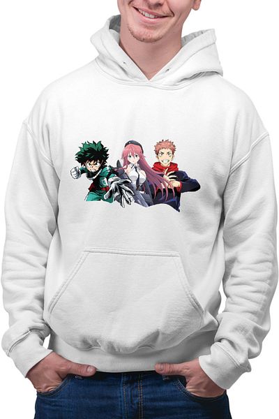 OEM Men's Hoodie Trinity Seven Jujutsu Kaisen Itadori My Hero Academia