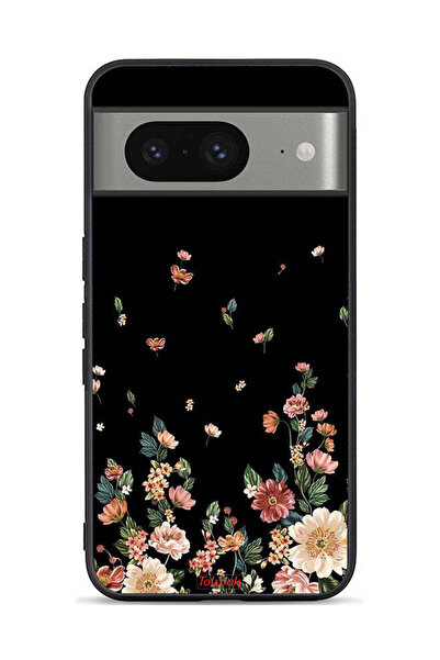 Tolwak غطاء حماية لجهاز Google Pixel 8 مع زهور صغيرة في الأسفل
