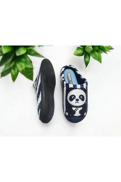 GEZER Copii Cute Panda Anti-Slip Talpă Cusută Acasă Creșă Papuci de școală