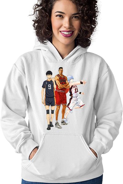 OEM Women's Hoodie Slam Dunk Kuroko No Basket Sports Anime