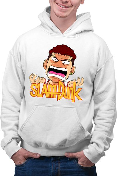 OEM Men's Hoodie Slam Dunk Miyagi Basket Hoop Game