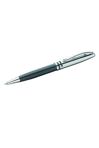 Pelikan Jazz Classic Gray Metal Pen, Blue Refill, in Cardboard Box
