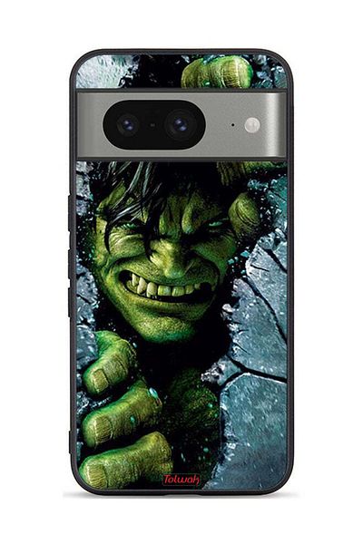 Tolwak Google Pixel 8 Protective Case Cover Incredible Hulk