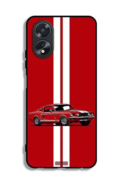 Tolwak غطاء حماية Oppo A38 بتصميم سيارة كلاسيكية تجريدية