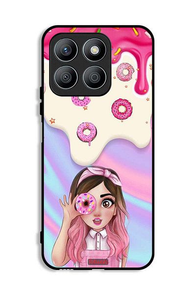 Tolwak Honor X8b Protective Case Cover Holding Donut