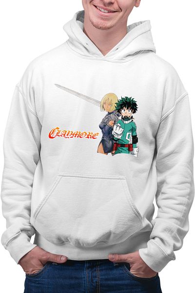 OEM Men's Hoodie Claymore Clare My Hero Academia Deku Anime Kage