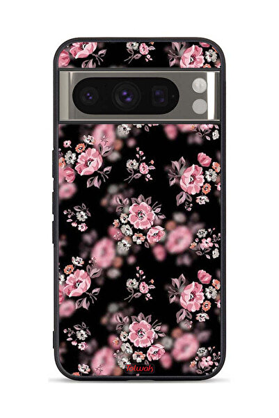 Tolwak غطاء حماية لهاتف Google Pixel 8 Pro بنقشة زهور بورتريه