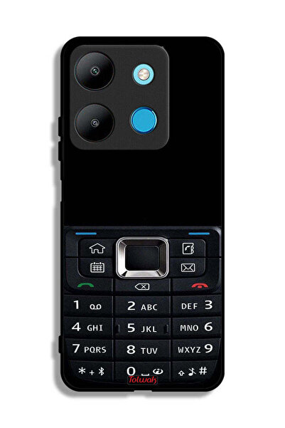 Tolwak غطاء حماية لهاتف Infinix Smart 7 بنمط هاتف قديم