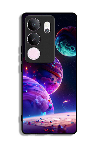 Tolwak غطاء حماية لهاتف فيفو V29 برو بنمط كوكبي
