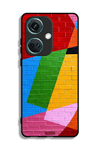 Tolwak غطاء حماية لهاتف OnePlus Nord CE3 برسومات جدارية ملونة