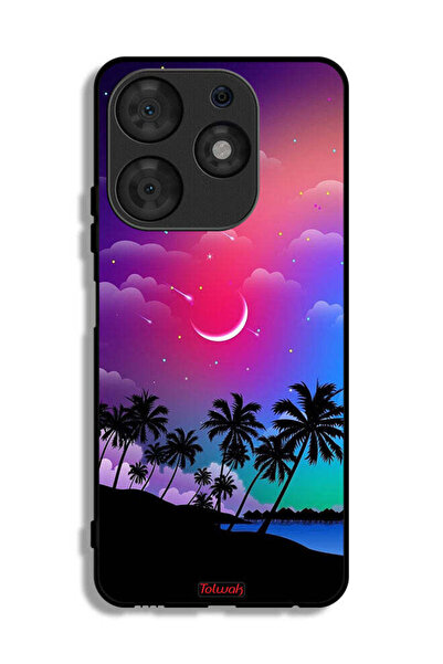 Tolwak غطاء حماية تكنو سبارك 10 برو بتصميم قمر في الليل