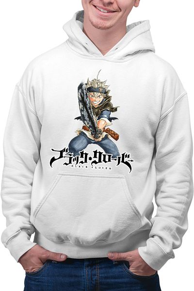 OEM Men's Hoodie Black Clover Asta Sword Magician Kakalot