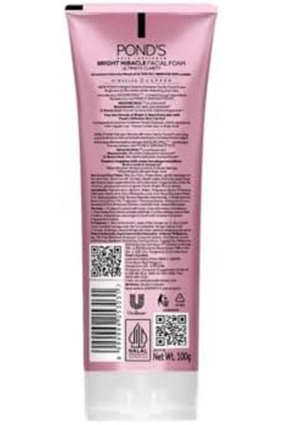 Ponds Serum Facial Foam 100gm Bright Beauty (053031) --- Pond's Serum Facial Foam 100gm Bright Beauty