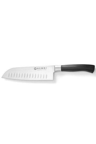 HENDI Profesjonalny nóż Santoku ze szlifem kulowym Profi Line 180 mm - 844274