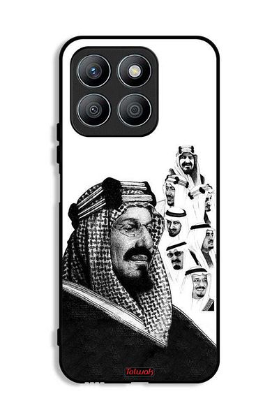 Tolwak Honor X8b Protective Case Cover Kings Of Saudi Arabia BW Poster Art