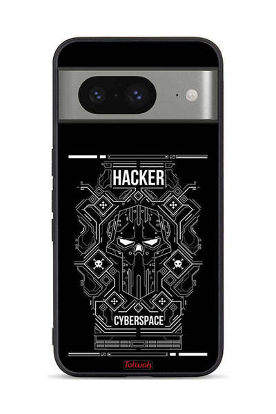 Tolwak Google Pixel 8 Protective Case Cover Cyberspace