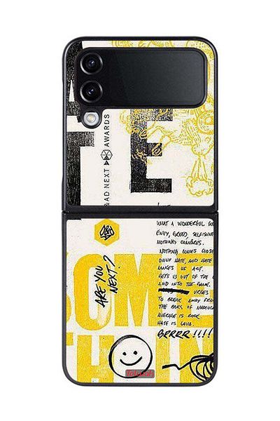 Tolwak Samsung Galaxy Z Flip 4 Protective Case Cover Are you next