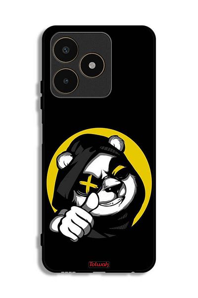 Tolwak Realme C53 Protective Case Cover Marshmallow Cute Cat