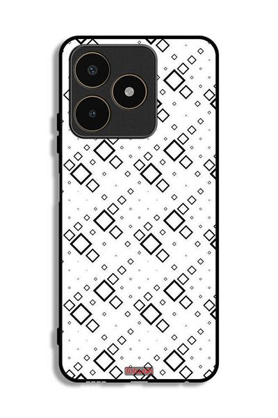 Tolwak Realme C53 Protective Case Cover Square Abstract Digital Art