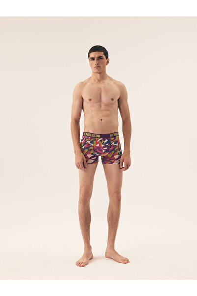 Henderson Men's boxer shorts 2 pairs & Style & Comfort combined & Elastic material & Geometric print | Spin