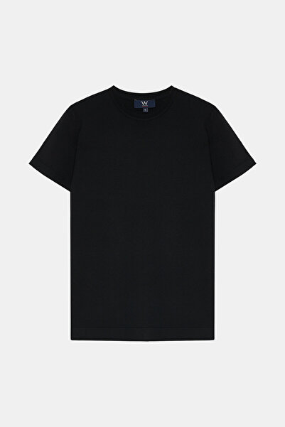W Collection Black Crew Neck T-Shirt