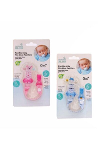 Aidplus مشبك مصاصة من السيليكون الفاخر - ملحق متين وخالٍ من مادة BPA للأطفال - يناسب معظم اللهايات