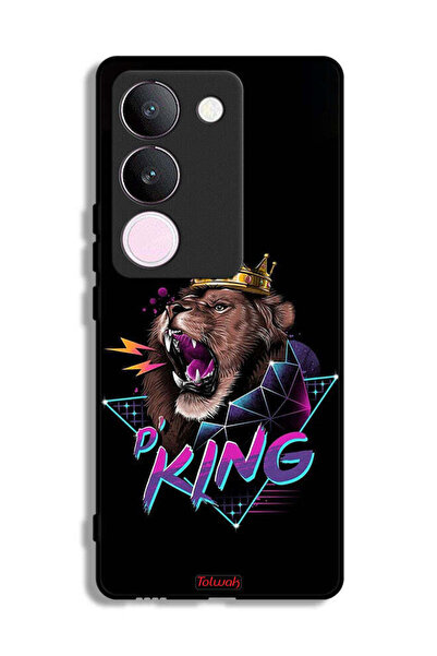 Tolwak غطاء حماية فيفو S17 برسومات الأسد الملك