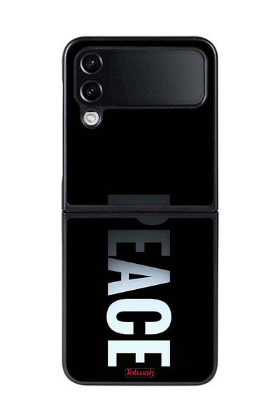 Tolwak Samsung Galaxy Z Flip 4 Protective Case Cover Peace