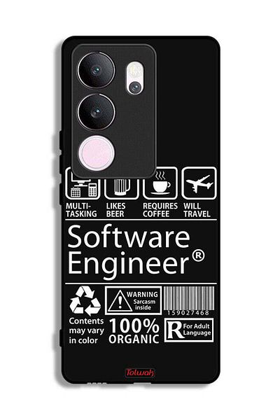 Tolwak vivo V29 Pro Protective Case Cover Software Engineer Sticker