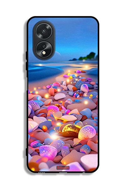 Tolwak غطاء حماية لهاتف Oppo A38 برسومات حجرية