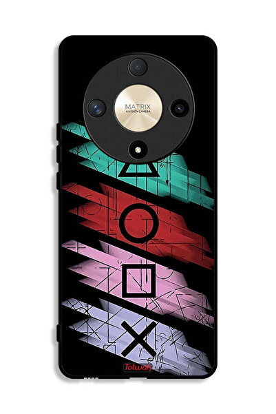 Tolwak Honor X9b Protective Case Cover Squid Game Icons