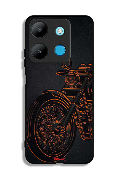 Tolwak غطاء حماية من إنفينيكس سمارت 7 بتصميم دراجة كلاسيكية