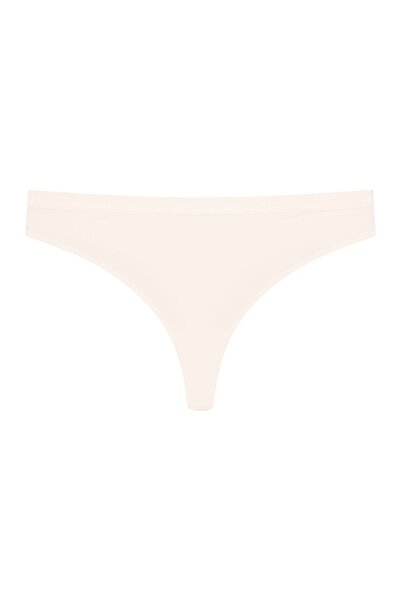 Bloovii Women's Thong Panties Smooth Fabric & Elastic Band with Logo | Lacteem