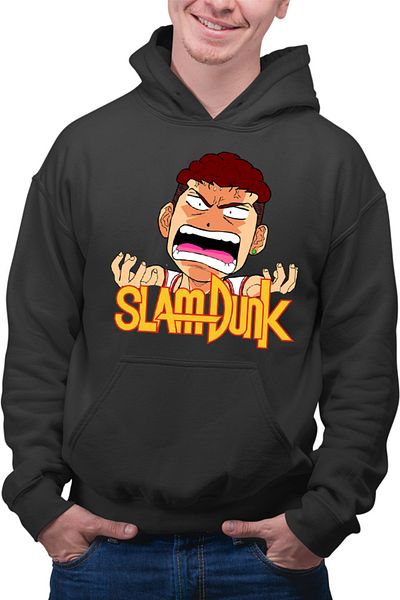 OEM Men's Hoodie Slam Dunk Miyagi Basket Hoop Game