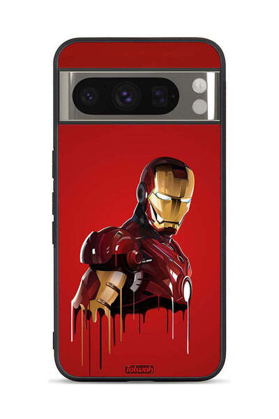 Tolwak غطاء حماية لهاتف Google Pixel 8 Pro برسومات الرجل الحديدي