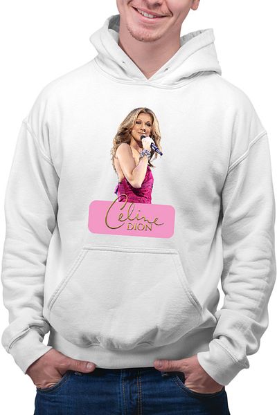 OEM Men's Hoodie Celine Dion Singer Titanic World Wide Popular Movie