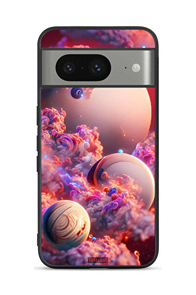 Tolwak غطاء حماية لجهاز Google Pixel 8 بتصميم غيوم وفن تجريدي