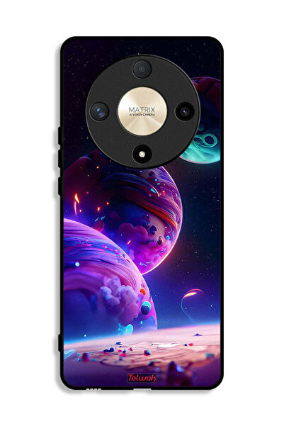 Tolwak Honor X9b Protective Case Cover Planet Pattern