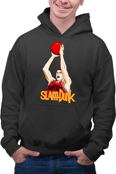 OEM Men's Hoodie Slam Dunk Anime Meme Jump Ball Energy