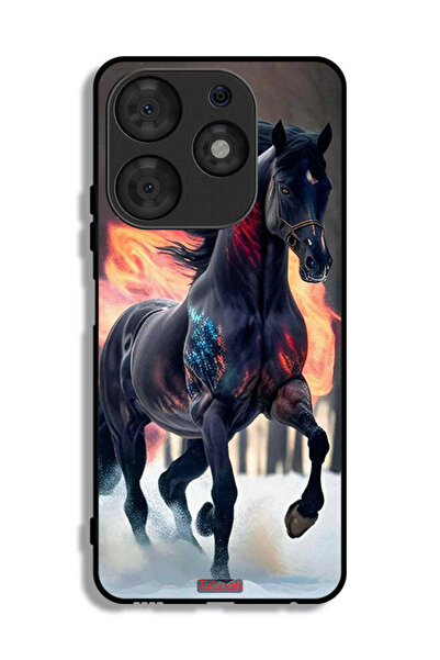Tolwak Tecno Spark 10 Pro Protective Case Cover Horse Hd