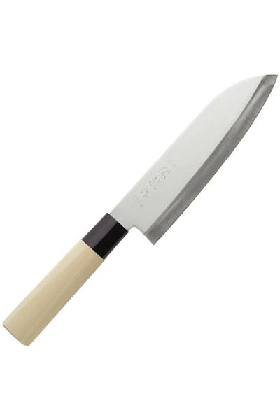 HENDI Nóż japoński SANTOKU z drewnianą rączką 165 mm- 845035