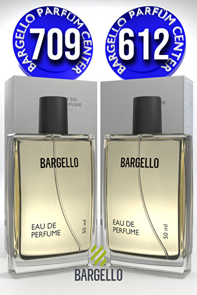 Bargello 709 Erkek 50 ml Parfüm Edp Oriental + 612 Woody Erkek Parfüm 50 Ml EDP