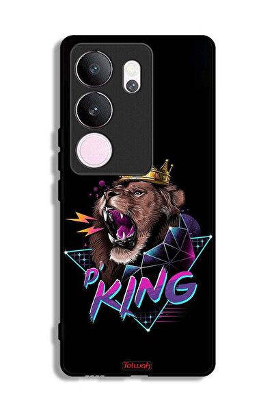 Tolwak غطاء حماية فيفو V29 برو برسومات الأسد الملك