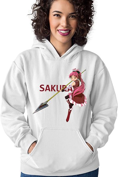 OEM Hanorac Femei Madoka Magica Sakura Polearm Energic Fire