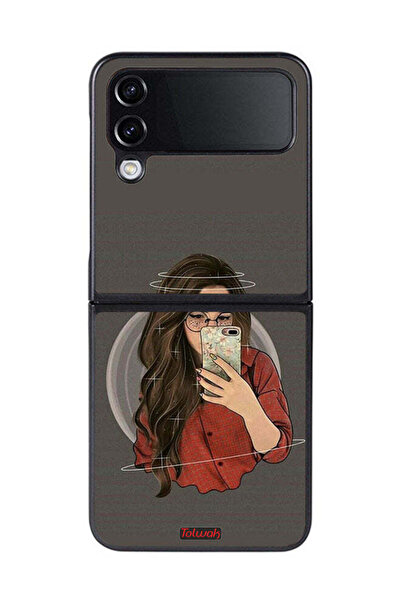 Tolwak غطاء حماية لهاتف Samsung Galaxy Z Flip 4 لالتقاط صور سيلفي