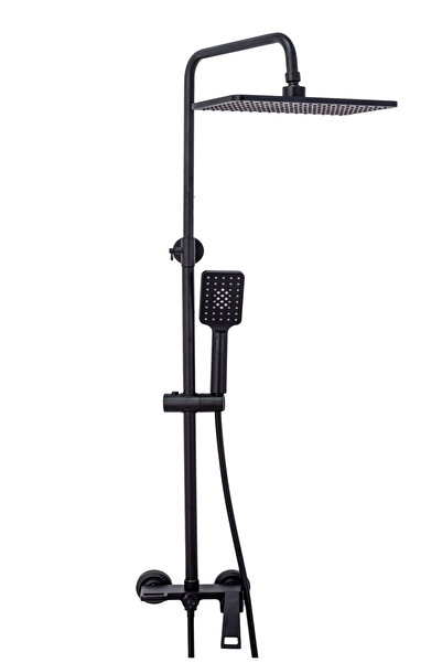 Trendy's Coloana de dus, TRENDY S, cu trei functii, negru mat